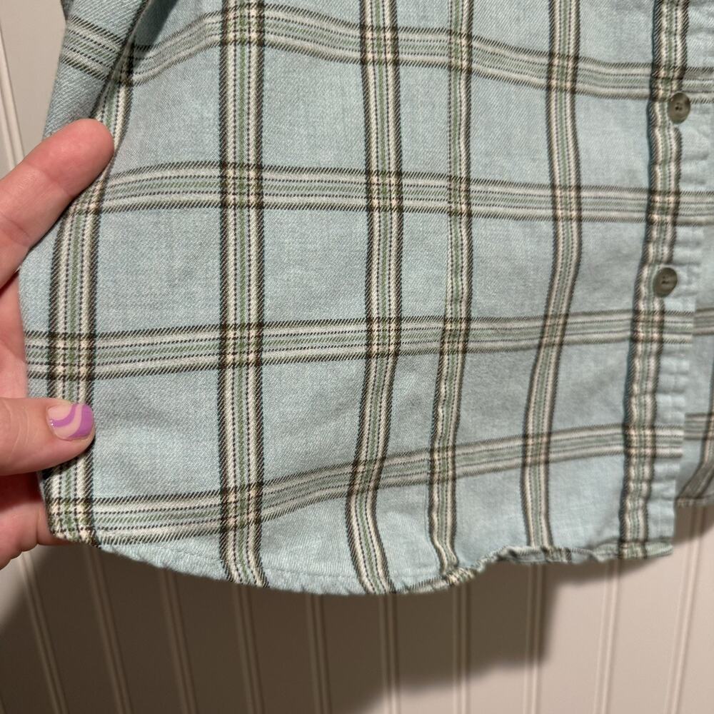 Pendleton Blue Plaid Flannel Shirt Size XL - Picture 2 of 5